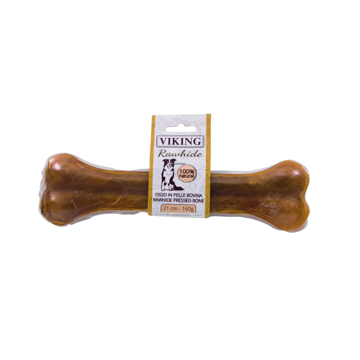 LEOPET Viking Os Piele Presata, L, Vita, punguta recompense fara cereale caini, 280g - Image 2