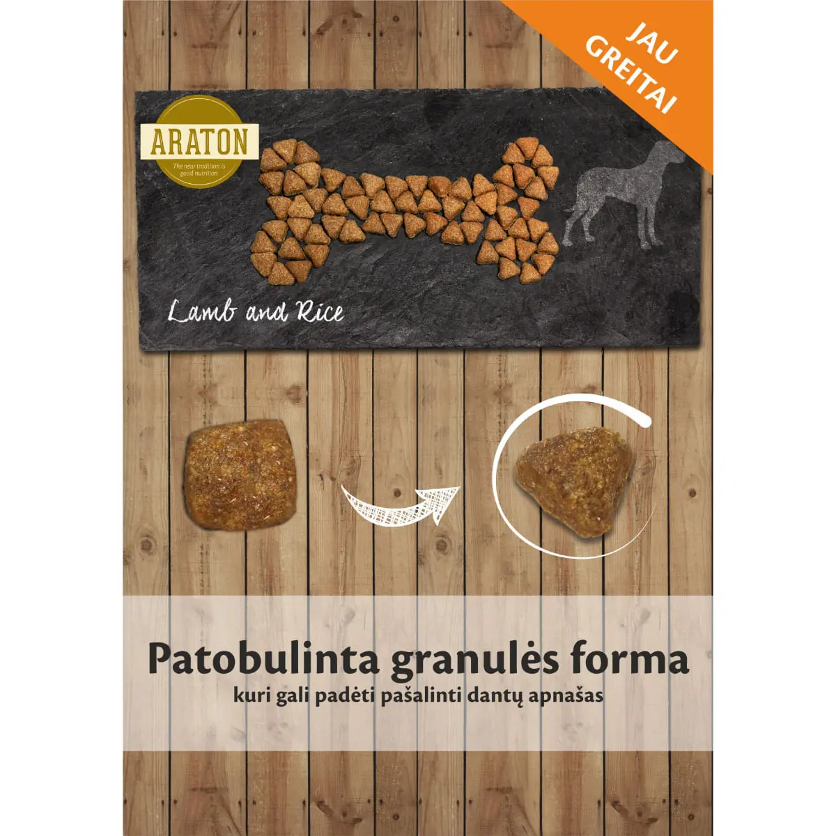 ARATON, XS-XL, Miel si Orez, hrana uscata caini, 15kg - Image 3