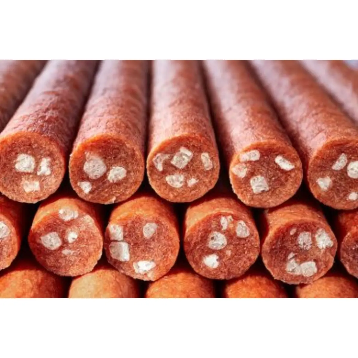 BOW WOW Mini Salami Colagen XS-XL, Vita, galetusa recompense caini, sistem articular, obezitate, 1.2kg - Image 3