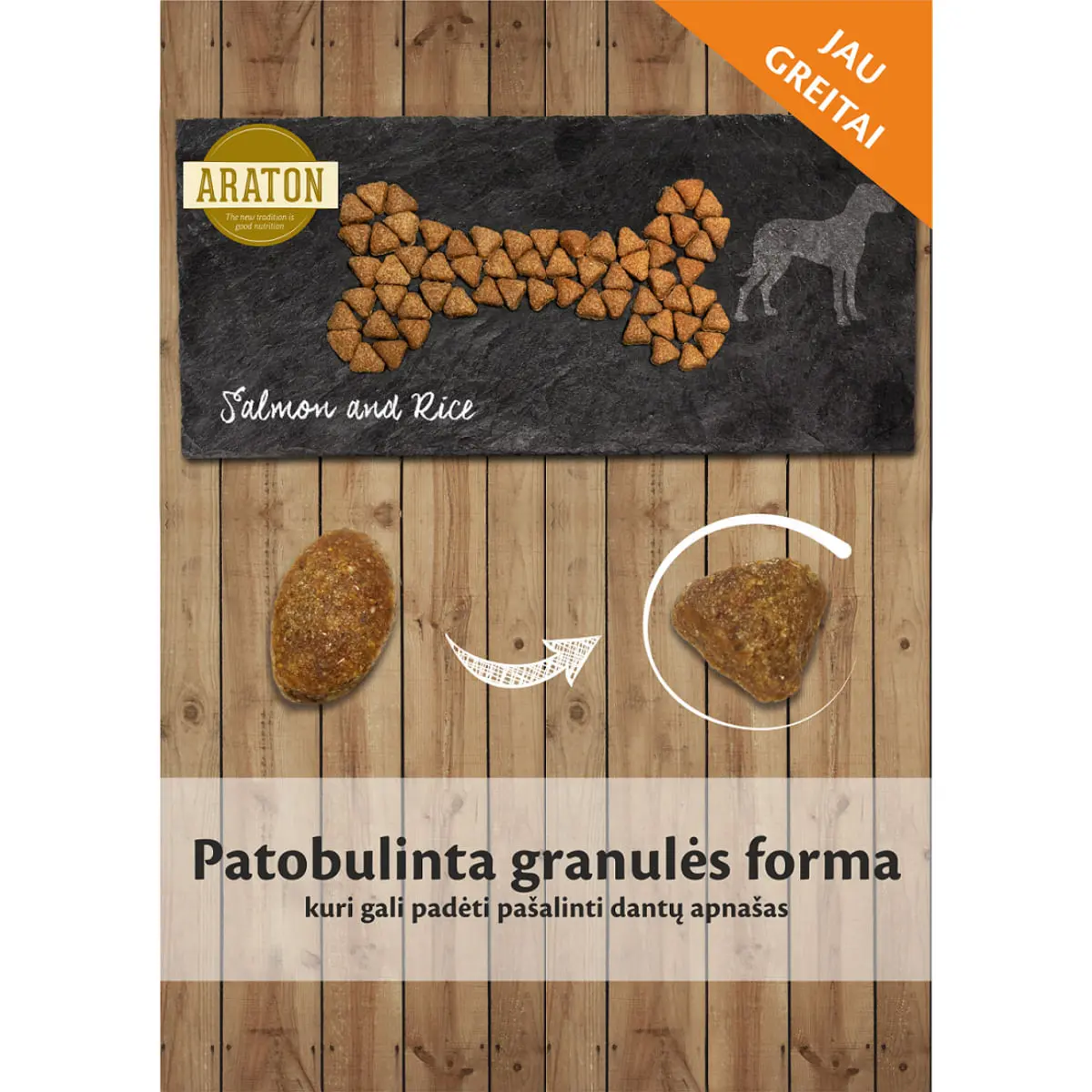 ARATON, XS-XL, Somon si Orez, hrana uscata caini, 15kg - Image 3