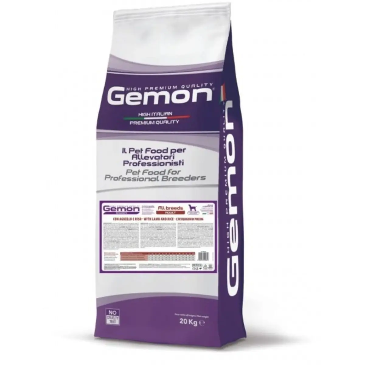 GEMON Breeders, XS-XL, Miel si Orez, hrana uscata caini, 20kg