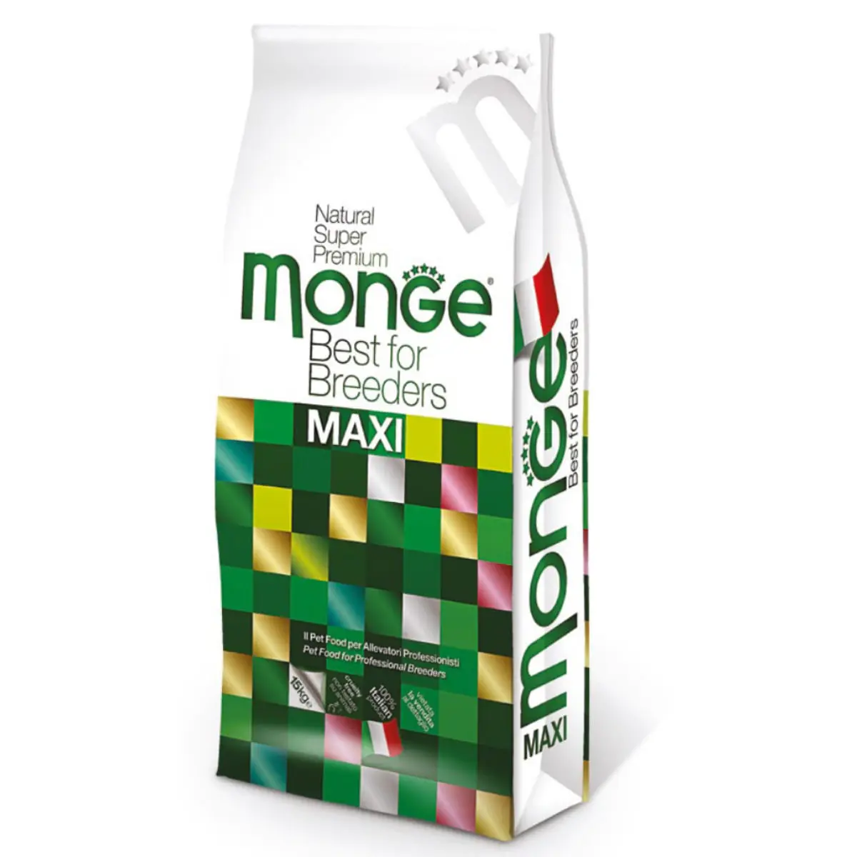 MONGE Best for Breeders Maxi Puppy&Junior, L-XL, Pui si Orez, hrana uscata caini junior, 15kg