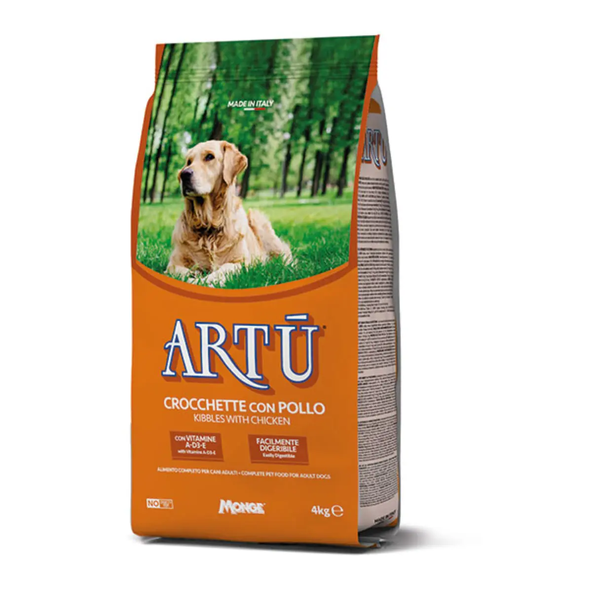 MONGE Artu, XS-XL, Pui, hrana uscata caini, 20kg - Image 2