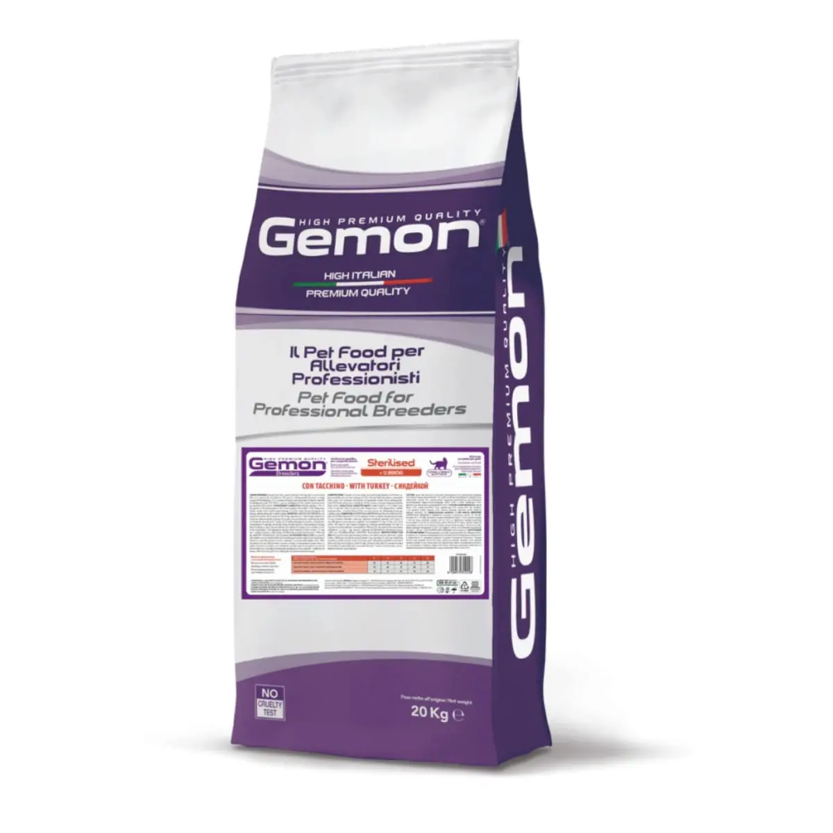 GEMON Breeders Sterilised, Curcan, hrana uscata pisici sterilizate, 20kg - Image 2