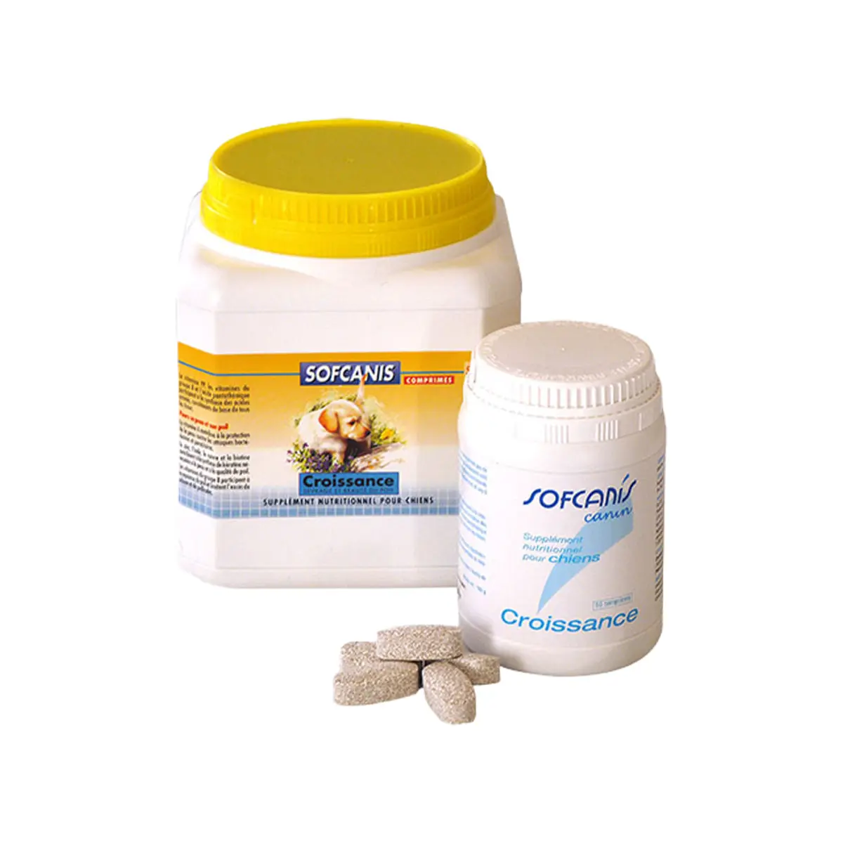 SOFCANIS Croissance, supliment sistem osos caini junior, comprimate SOFCANIS Croissance, XS-XL, supliment sistem osos caini junior, flacon, 50 comprimate