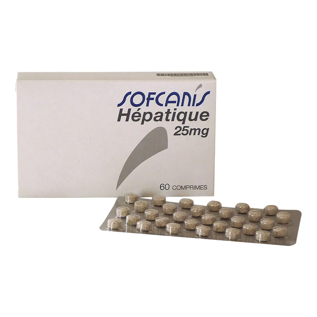 SOFCANIS Hepatique 25mg, supliment sistem hepatic caini, comprimate SOFCANIS Hepatique 25mg, XS-S, supliment sistem hepatic caini si pisici, blister, 60 comprimate