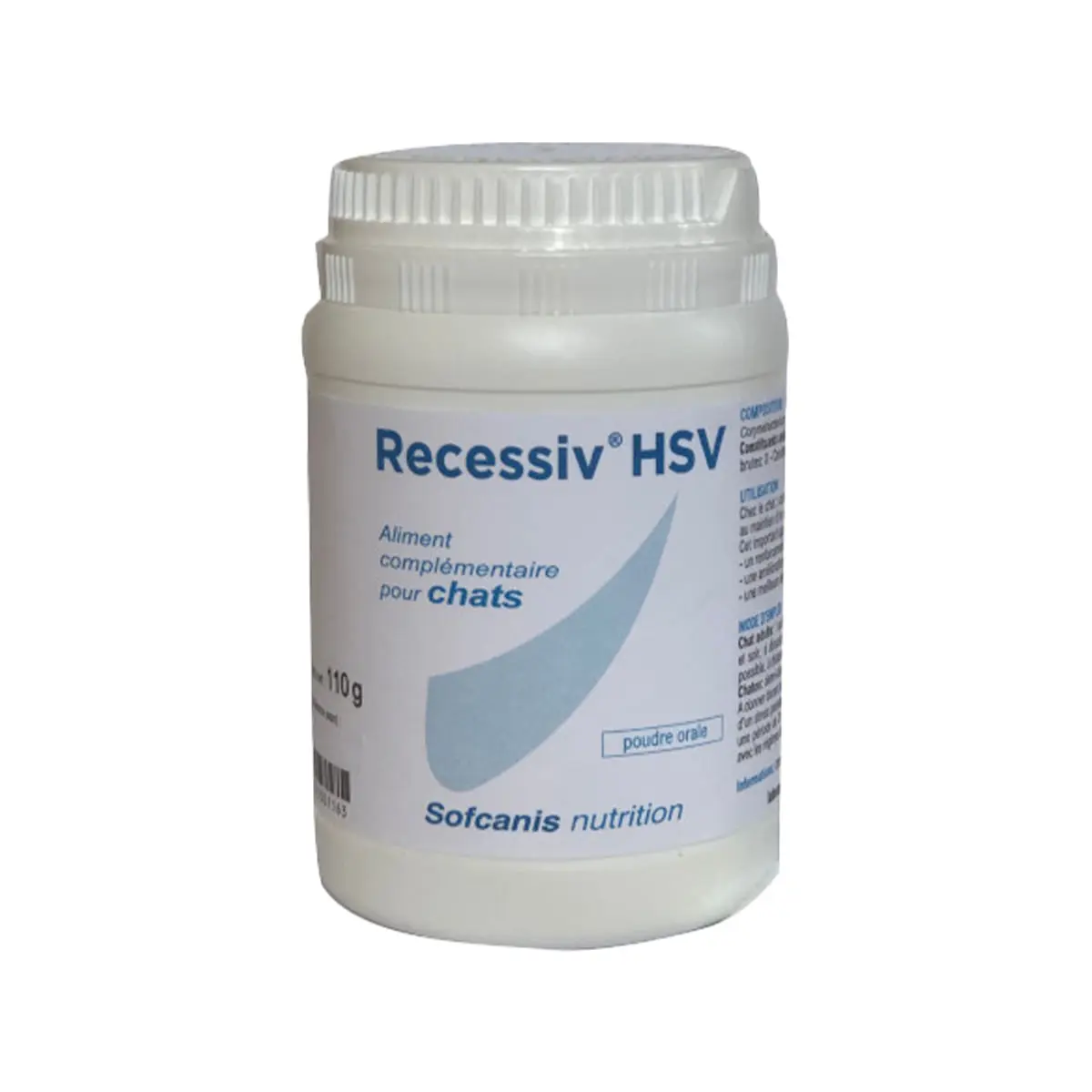 SOFCANIS Recessiv HSV, supliment sistem imunitar pisici, pudra SOFCANIS Recessiv HSV, supliment sistem imunitar pisici, flacon, 110g pudra - Image 2