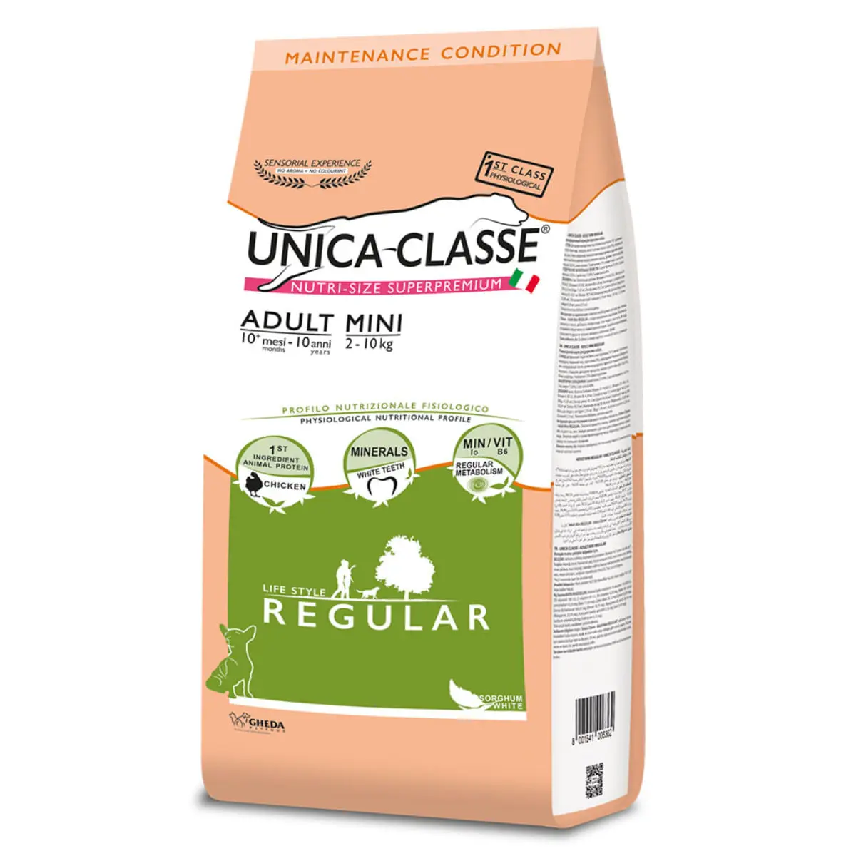 UNICA Classe Regular Mini, XS-S, Pui, hrana uscata caini, 7.5kg - Image 2