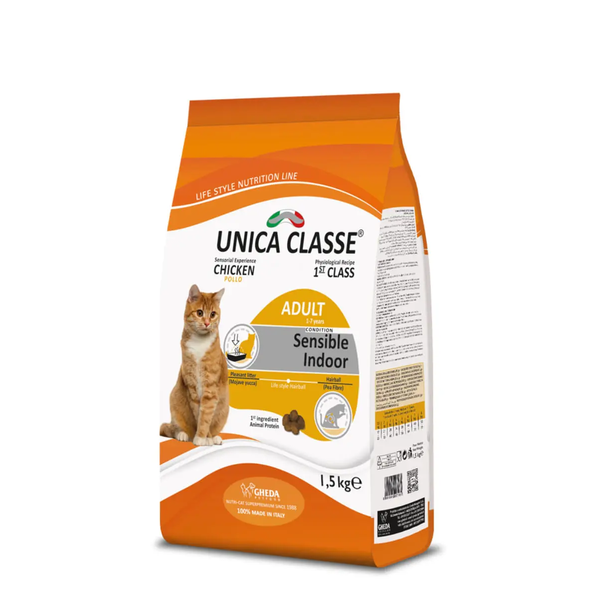 UNICA Classe Sensible Indoor, Pui, hrana uscata pisici, 10kg - Image 7