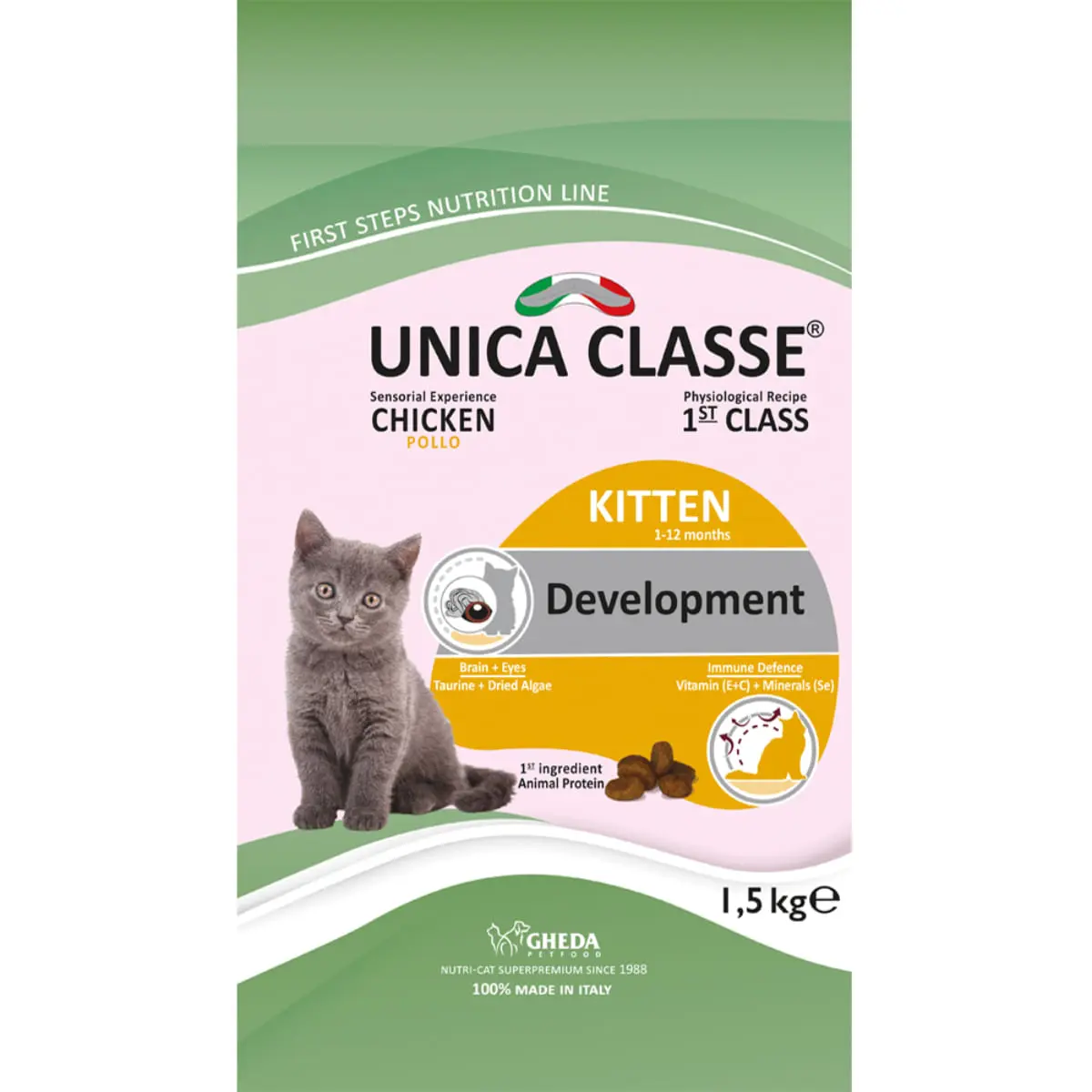 UNICA Classe Kitten Development, Pui, hrana uscata pisici junior, 10kg - Image 7