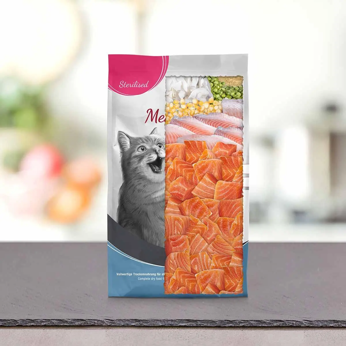 PLATINUM MeatCrisp Sterilised , Peste, hrana uscata pisici sterilizate, deshidratat, 3kg - Image 3