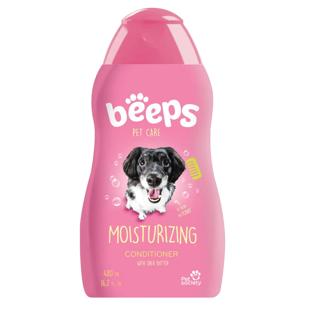 BEEPS Moisturizing, balsam caini, hidratant, Marshmellow, flacon, 480ml - Image 2