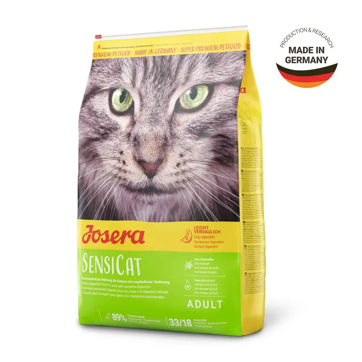 JOSERA Sensicat, Pui, hrana uscata pisici, sistem digestiv & probiotice,10kg