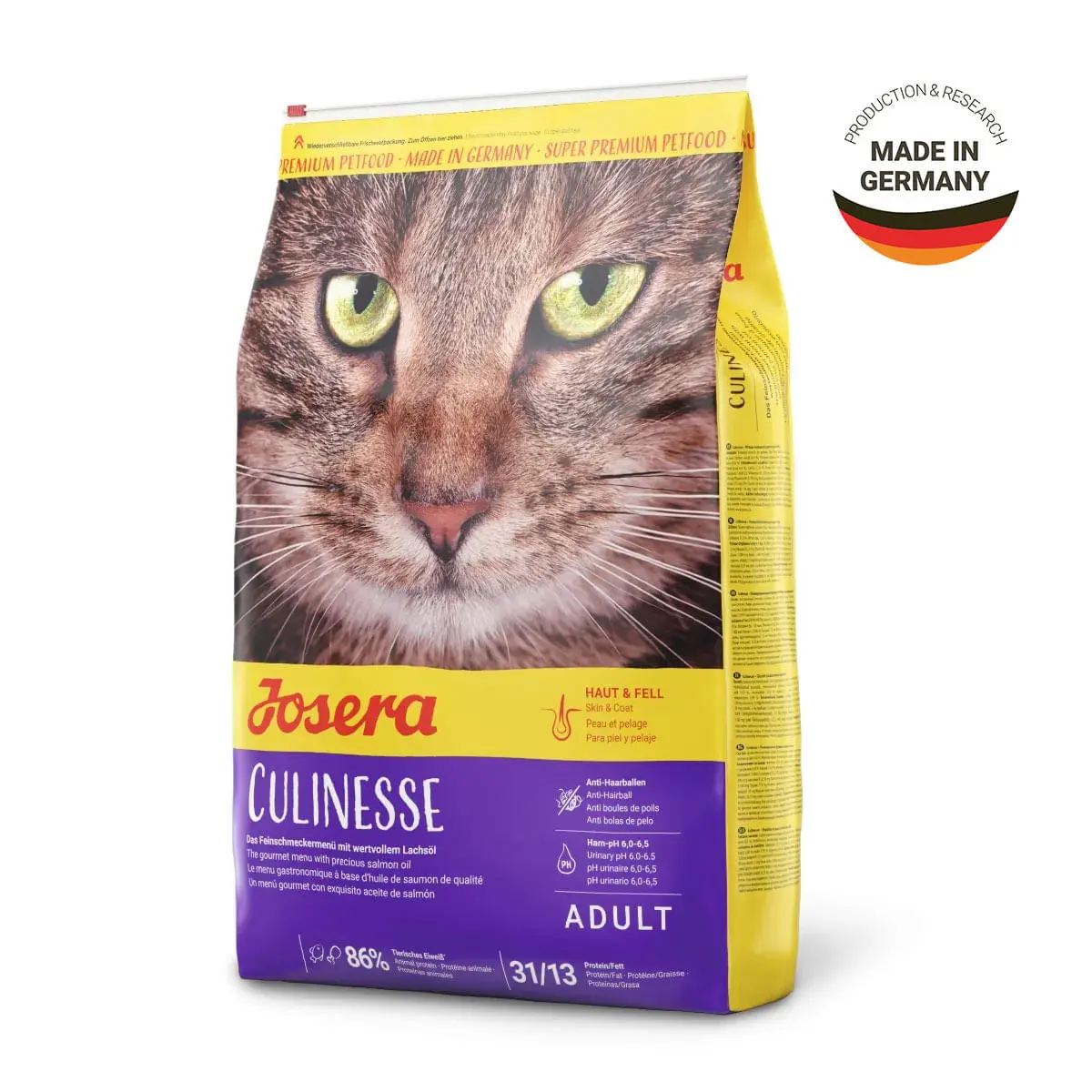 JOSERA Culinesse, Somon, hrana uscata pisici, apetit capricios, piele & blana, 10kg