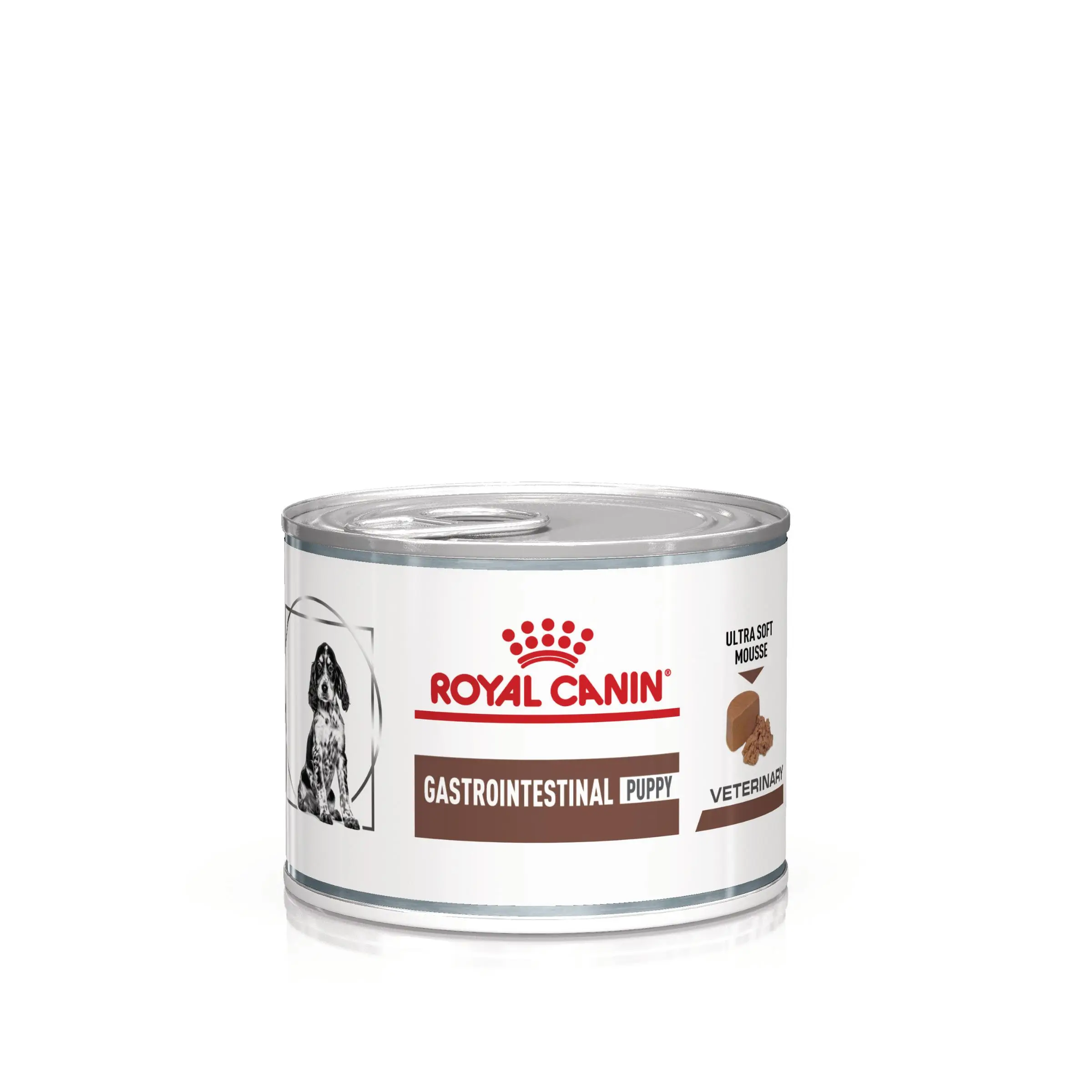 ROYAL CANIN VD Gastrointestinal Puppy, XS-XL, dieta veterinara, conserva hrana umeda caini junior, sistem digestiv, (mousse), 195g