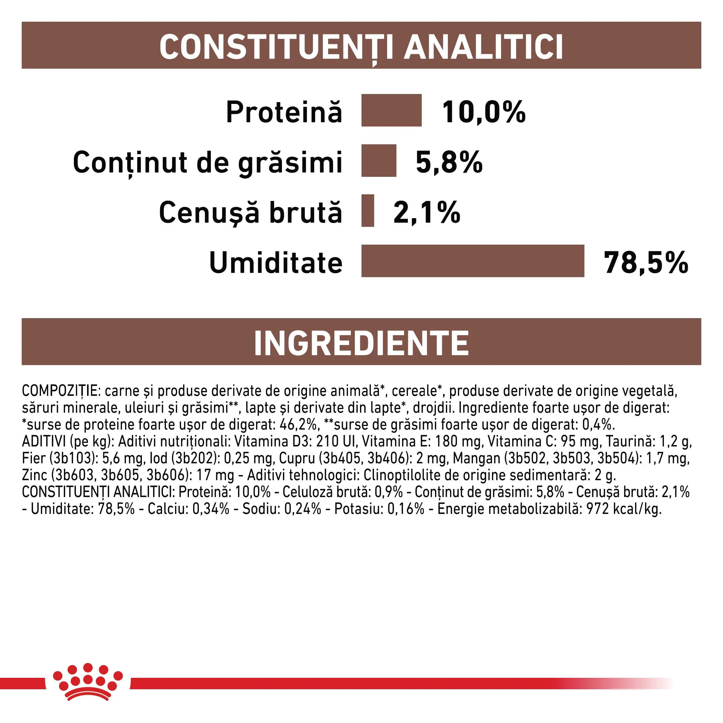 ROYAL CANIN VD Gastrointestinal Puppy, XS-XL, dieta veterinara, conserva hrana umeda caini junior, sistem digestiv, (mousse), 195g - Image 4