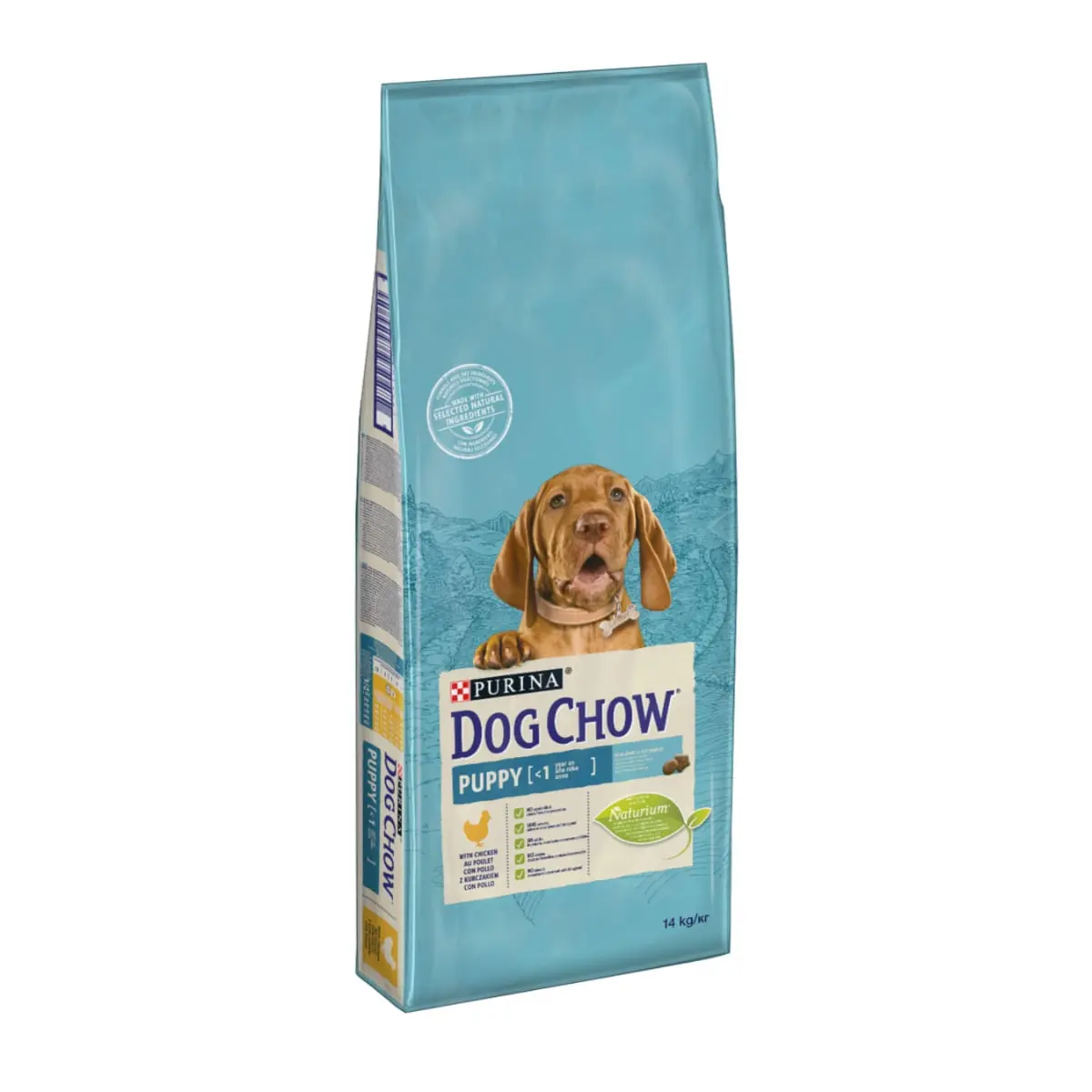 PURINA Dog Chow Puppy M, Pui, hrana uscata caini junior, 14kg