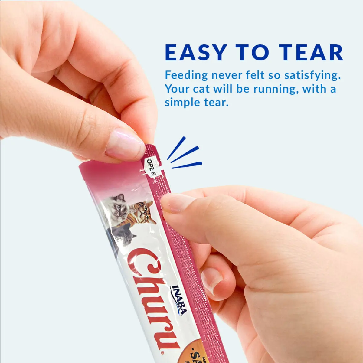 INABA Churu Creamy, Somon, plic recompense fara cereale pisici, (piure), 56g - Image 7