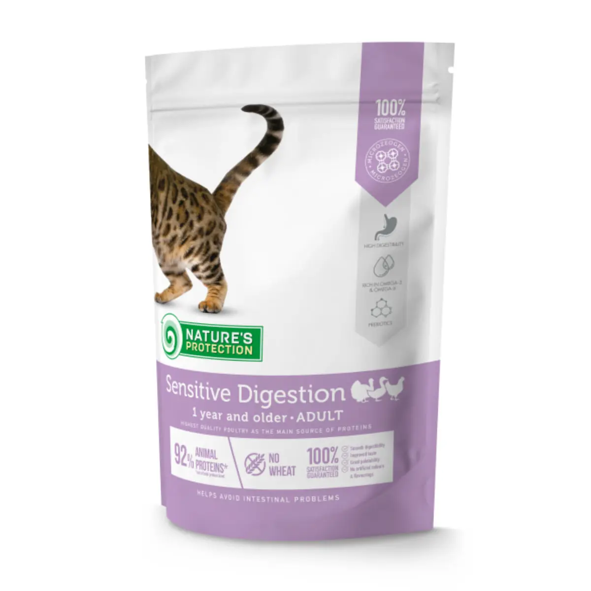 NATURES PROTECTION Sensitive Digestion, Pui, hrana uscata pisici, sistem digestiv, 7kg - Image 2
