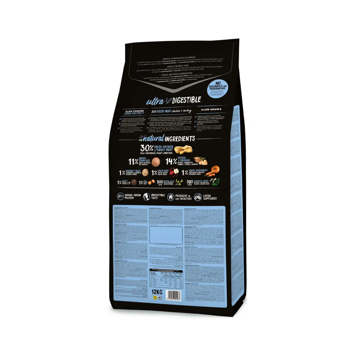 OWNAT Ultra Maxi Junior, L-XL, Pui si Curcan, hrana uscata caini junior, 12kg - Image 3