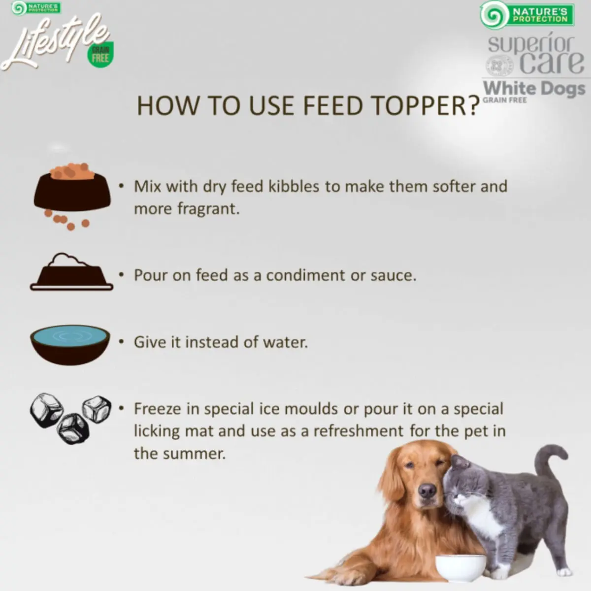 NATURES PROTECTION Lifestyle Sterilised Soup, Somon, conserva hrana umeda pisici sterilizate, (topping), 140g - Image 4