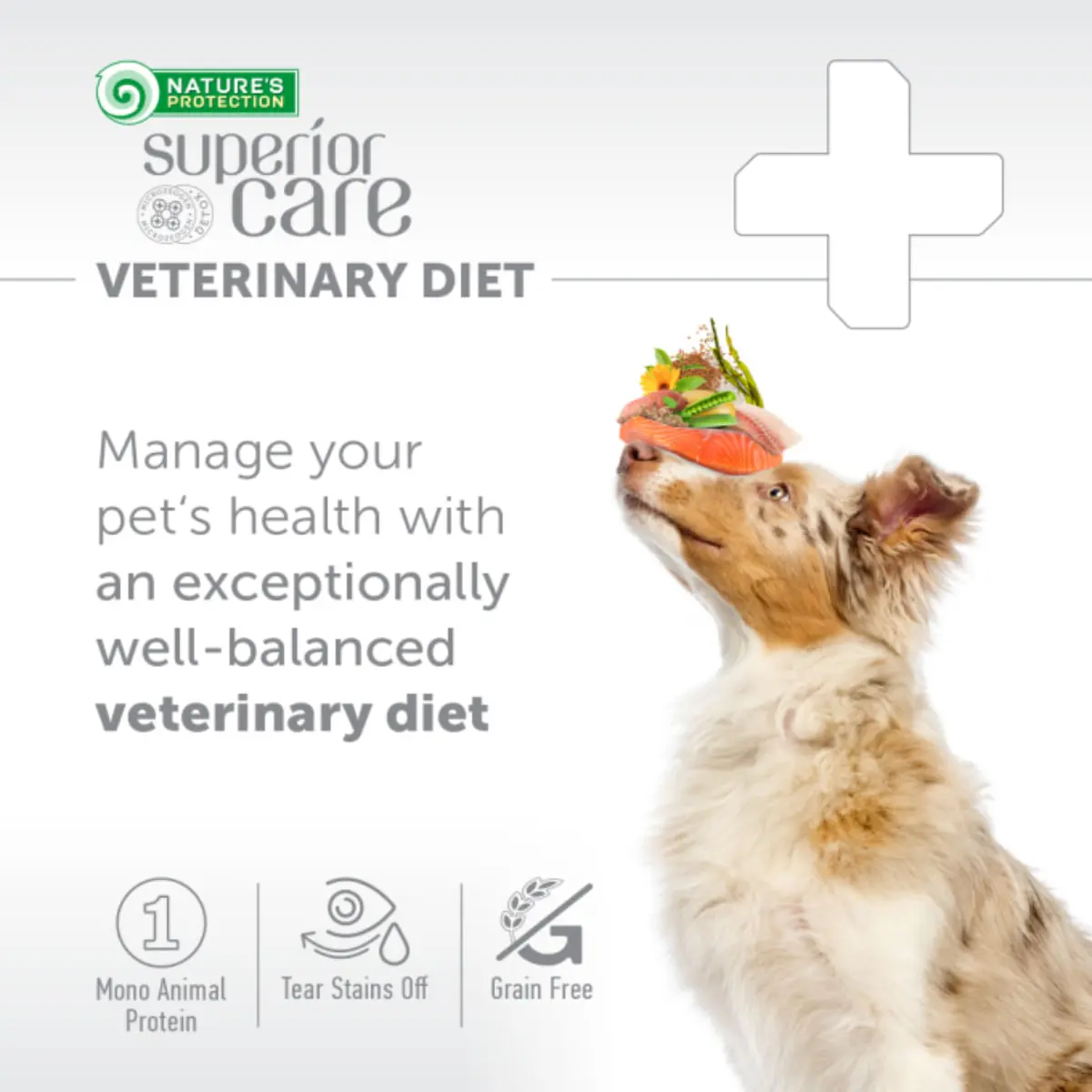 NATURES PROTECTION Superior Care Veterinary Diet Gastrointestinal White, XS-XL, Peste, dieta veterinara, hrana uscata caini, sistem digestiv, 1.5kg - Image 6