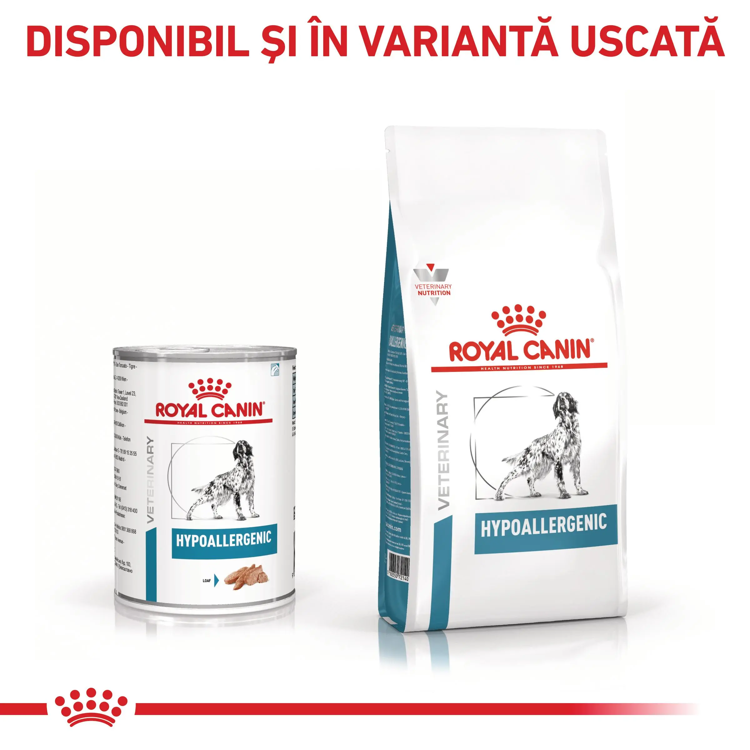 ROYAL CANIN VD Hypoallergenic, XS-XL, dieta veterinara, conserva hrana umeda caini, alergii alimentare (pate), 400g - Image 7