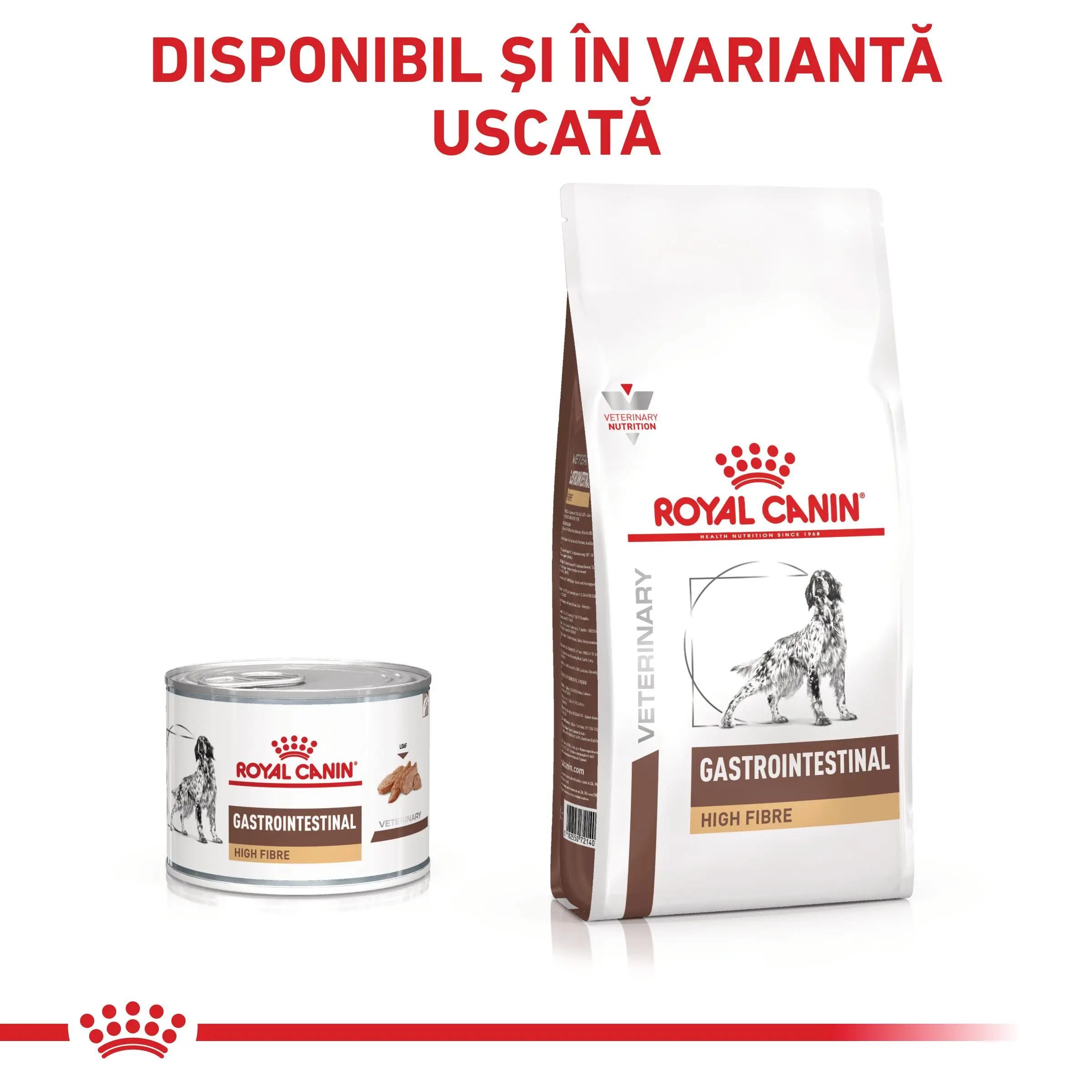 ROYAL CANIN VD Gastrointestinal High Fibre, XS-XL, dieta veterinara, conserva hrana umeda caini, sistem digestiv, (pate), 200g - Image 8