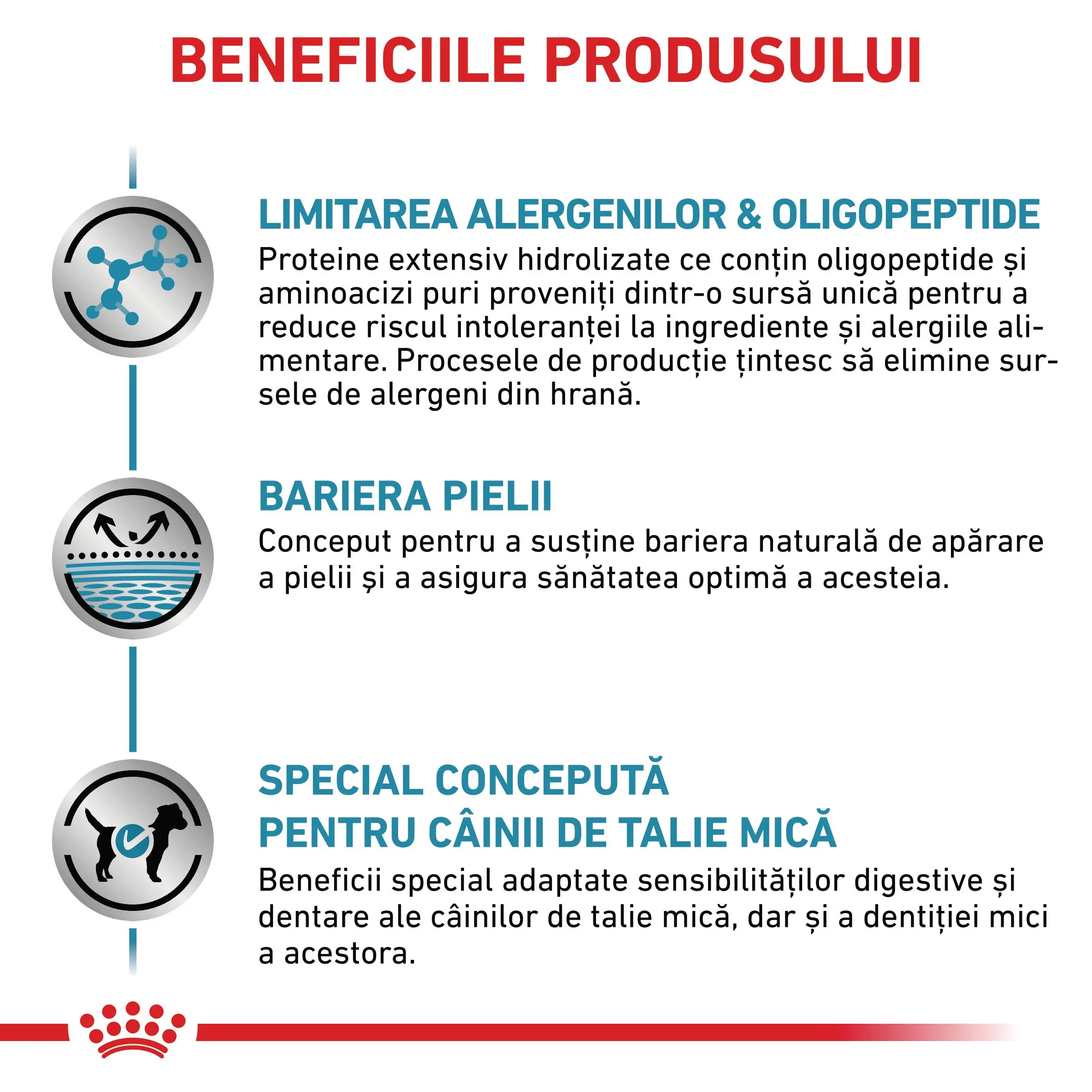 ROYAL CANIN VD Anallergenic Small Dog, XS-S, dieta veterinara, hrana uscata caini, alergii alimentare, 3kg - Image 4