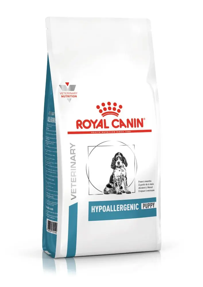 ROYAL CANIN VD Hypoallergenic Puppy, XS-XL, dieta veterinara, hrana uscata caini junior, afectiuni dermatologice, 3.5kg - Image 2