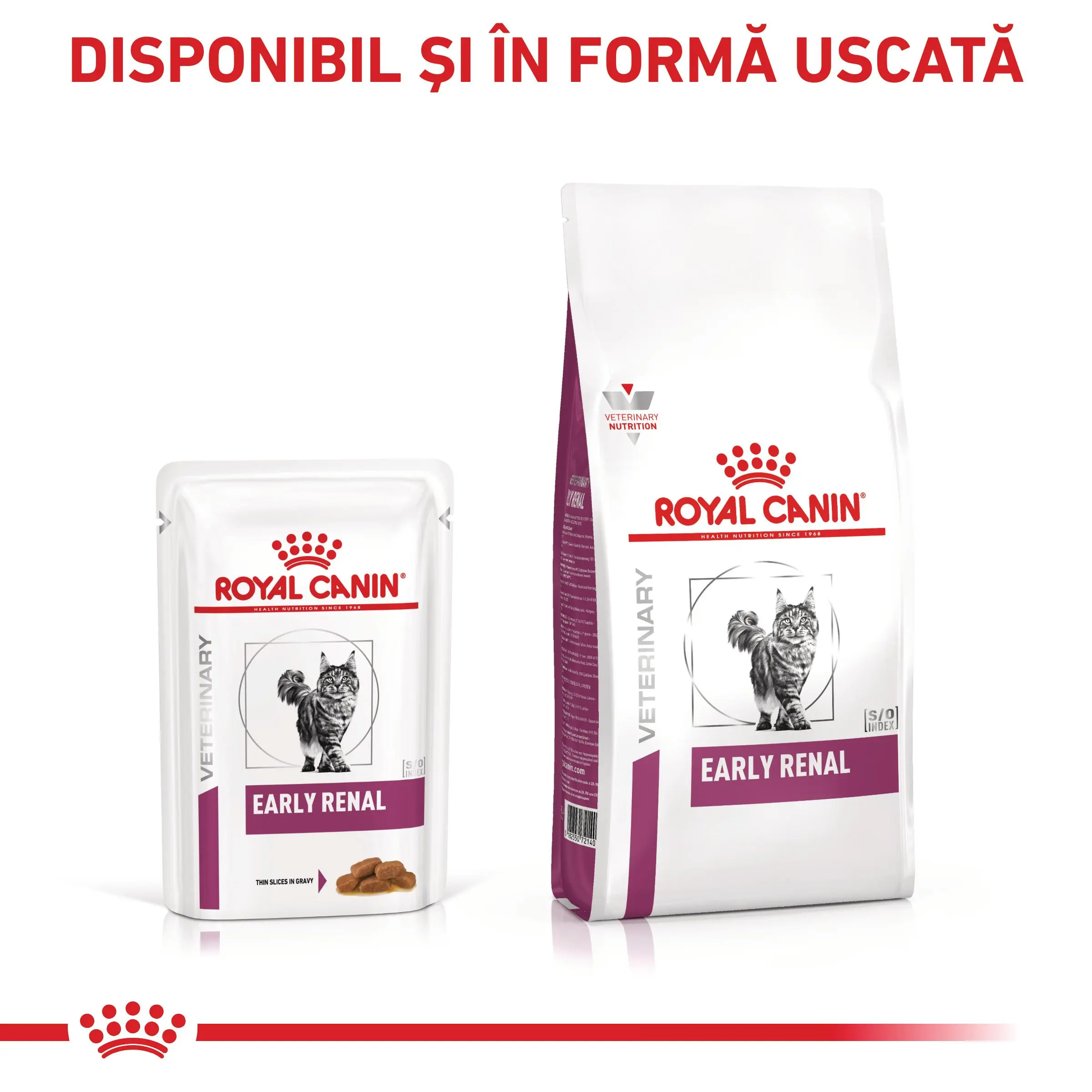 ROYAL CANIN VD Early Renal, dieta veterinara, plic hrana umeda pisici, sistem renal, (in sos), bax, 85g x 12buc - Image 8