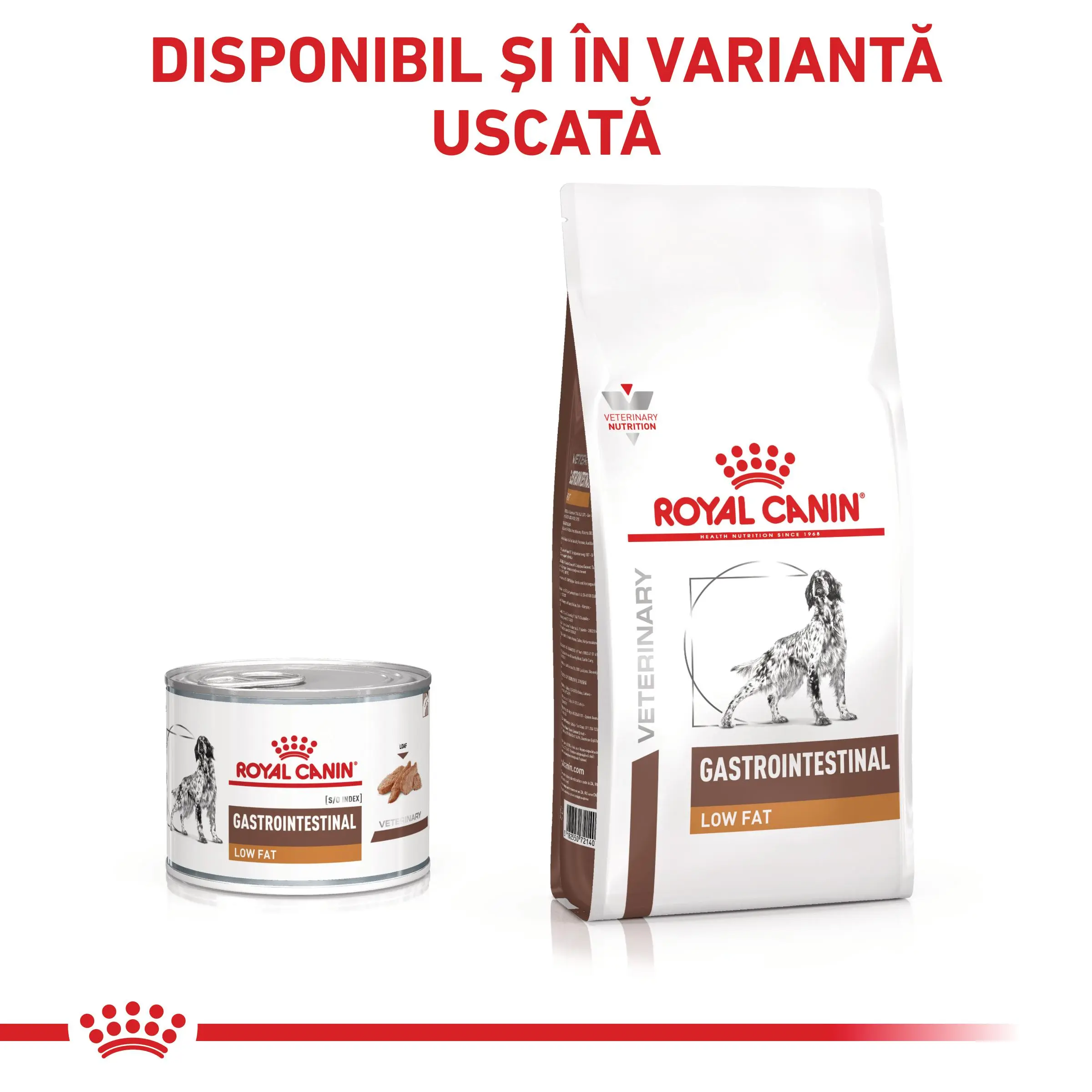 ROYAL CANIN VD Gastrointestinal Low Fat, XS-XL, dieta veterinara, conserva hrana umeda caini, sistem digestiv, (pate), 200g - Image 8