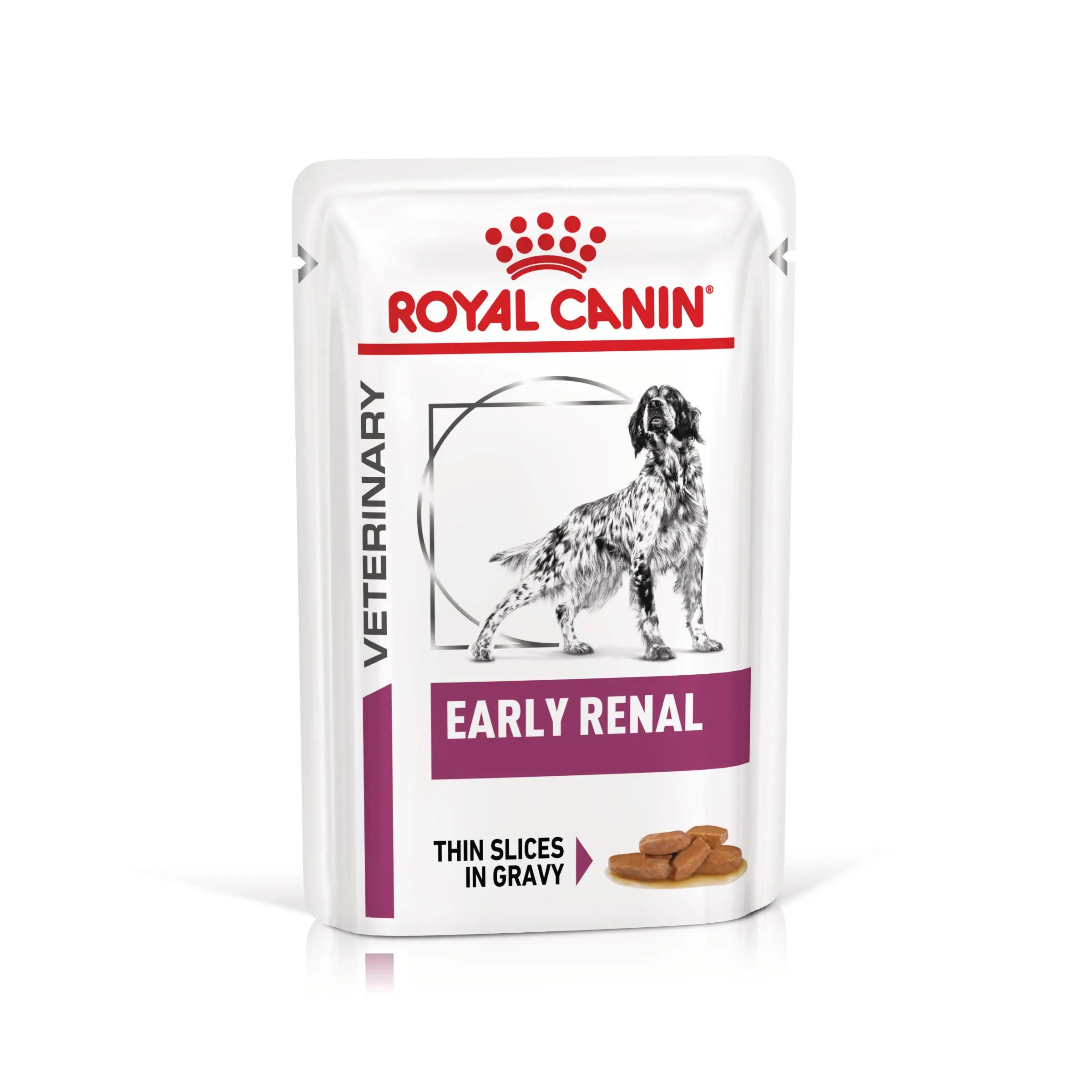 ROYAL CANIN VD Early Renal, XS-XL, dieta veterinara, plic hrana umeda caini, sistem renal, (in sos), bax, 100g x 12buc