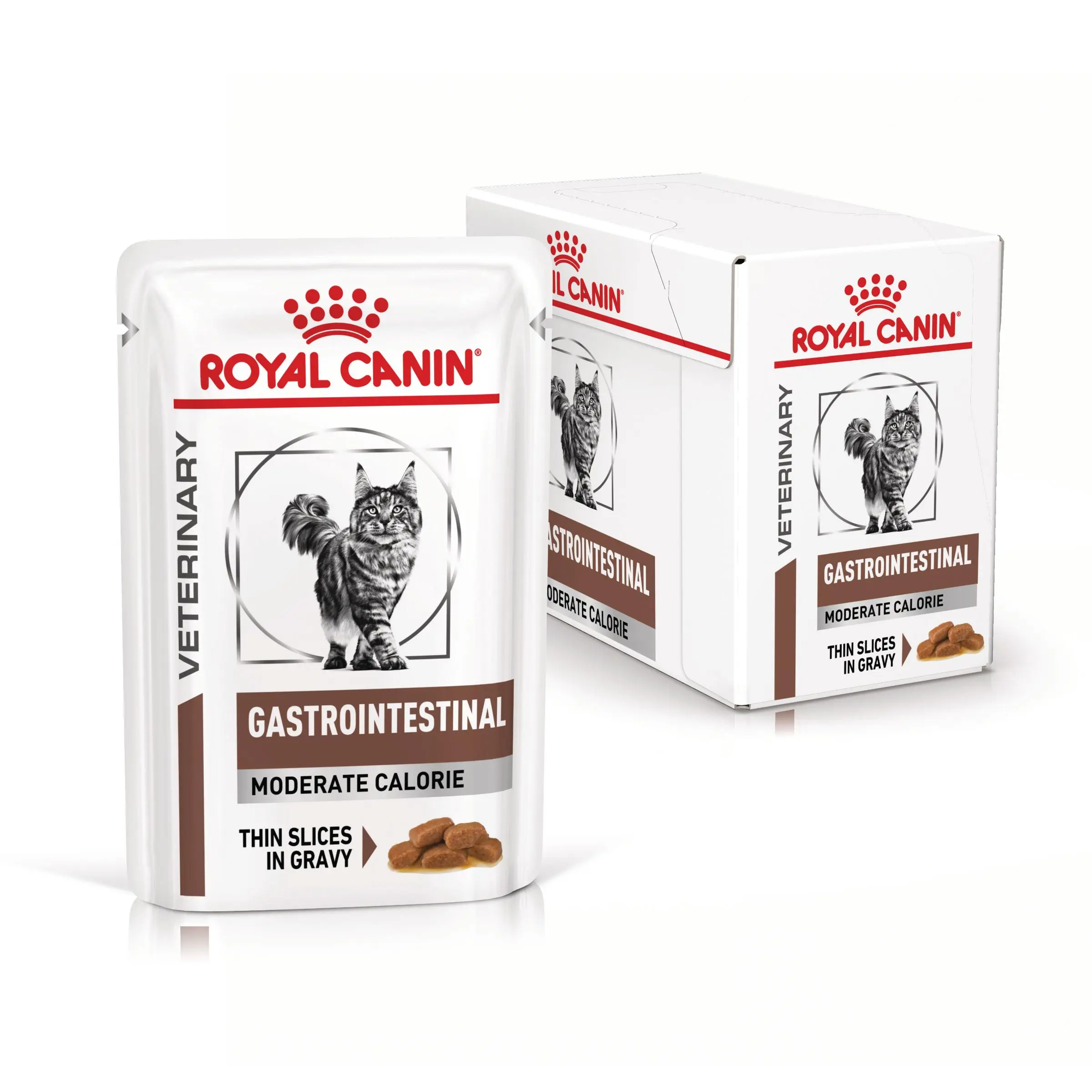 ROYAL CANIN VD Gastrointestinal Moderate Calorie, dieta veterinara, plic hrana umeda pisici, sistem digestiv, (in sos), bax, 85g x 12buc - Image 3