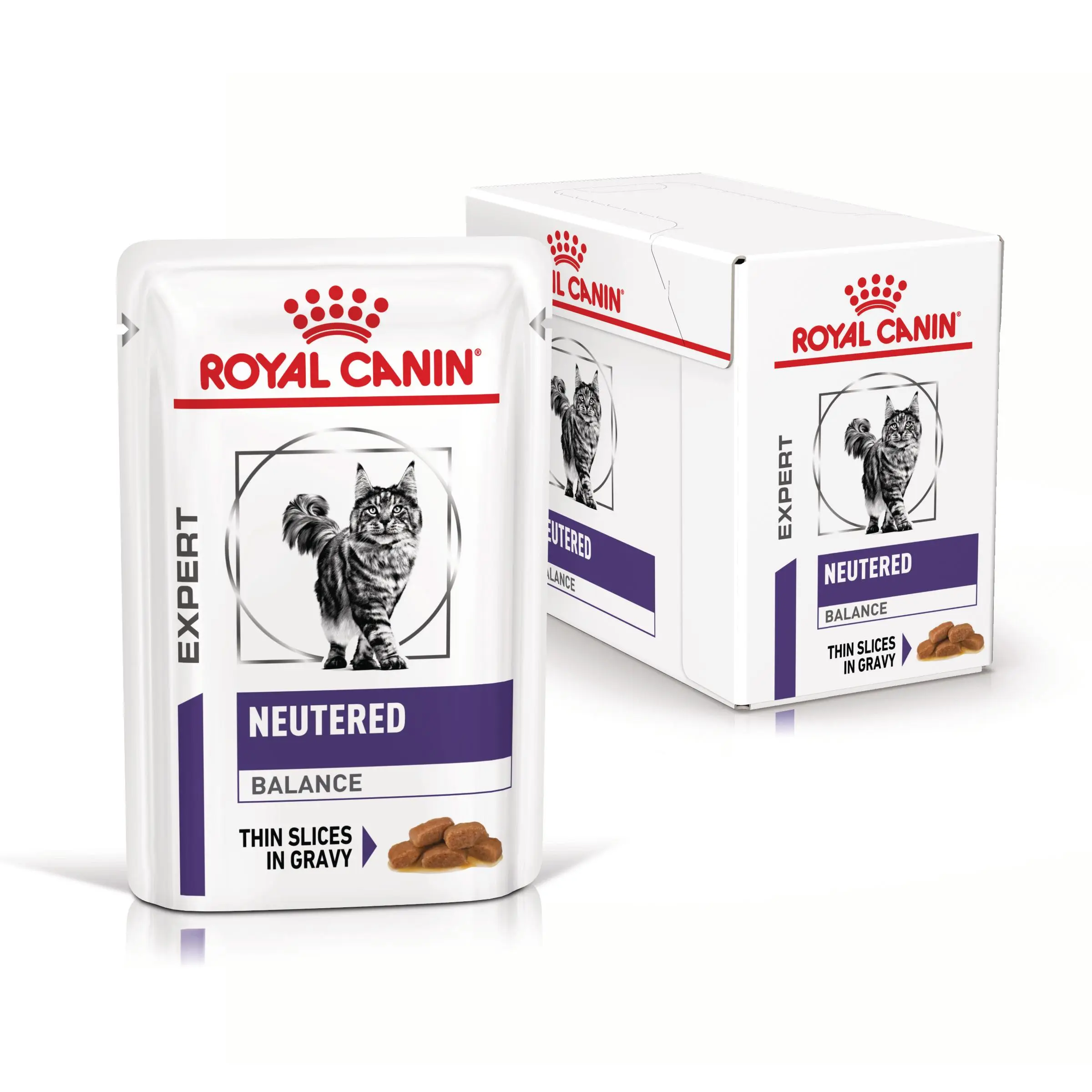 ROYAL CANIN VD Neutered Weight Balance, dieta veterinara, plic hrana umeda pisici, managementul greutatii, (in sos), bax, 85g x 12buc - Image 3
