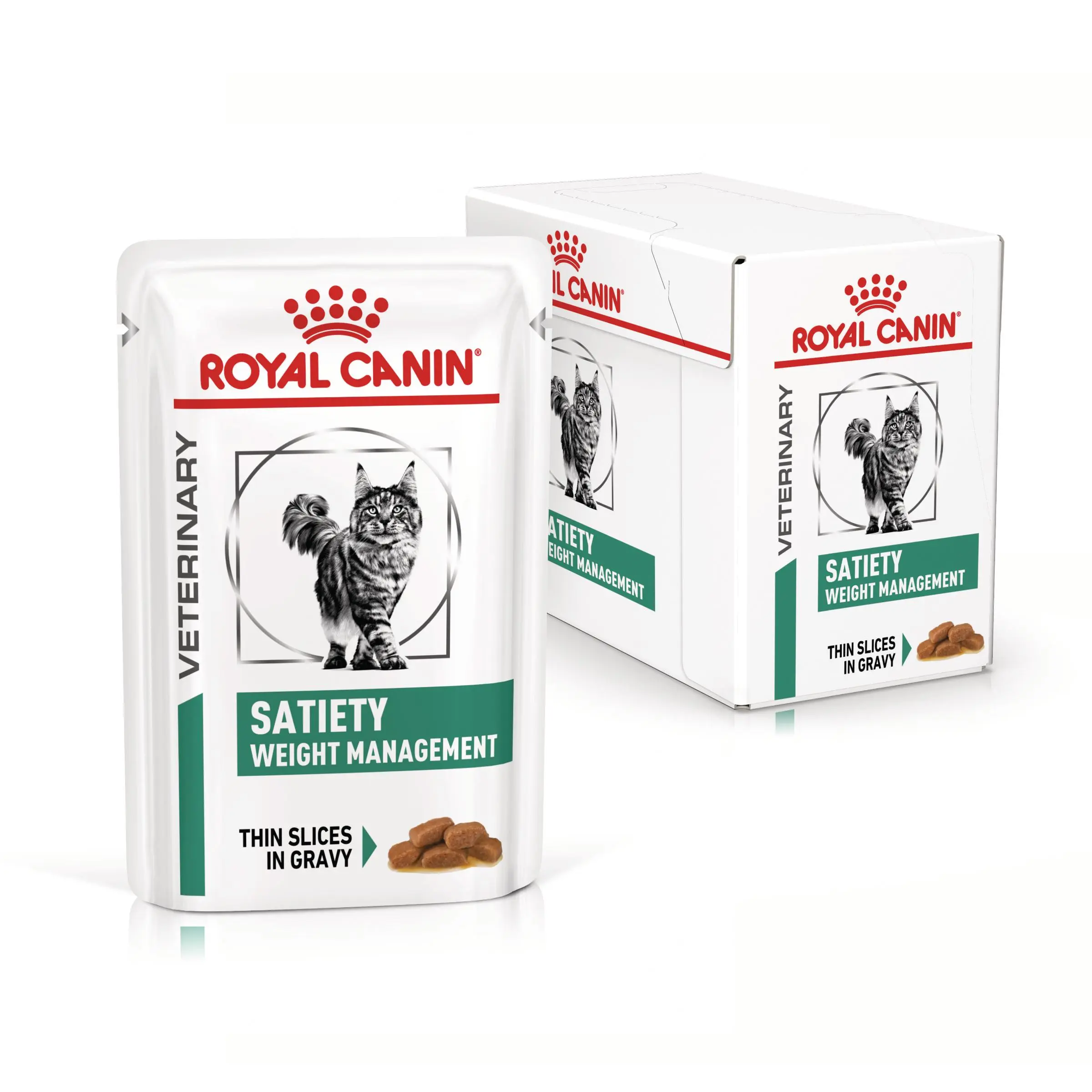 ROYAL CANIN VD Satiety Weight Management, dieta veterinara, plic hrana umeda pisici, obezitate, (in sos), bax, 85g x 12buc - Image 3