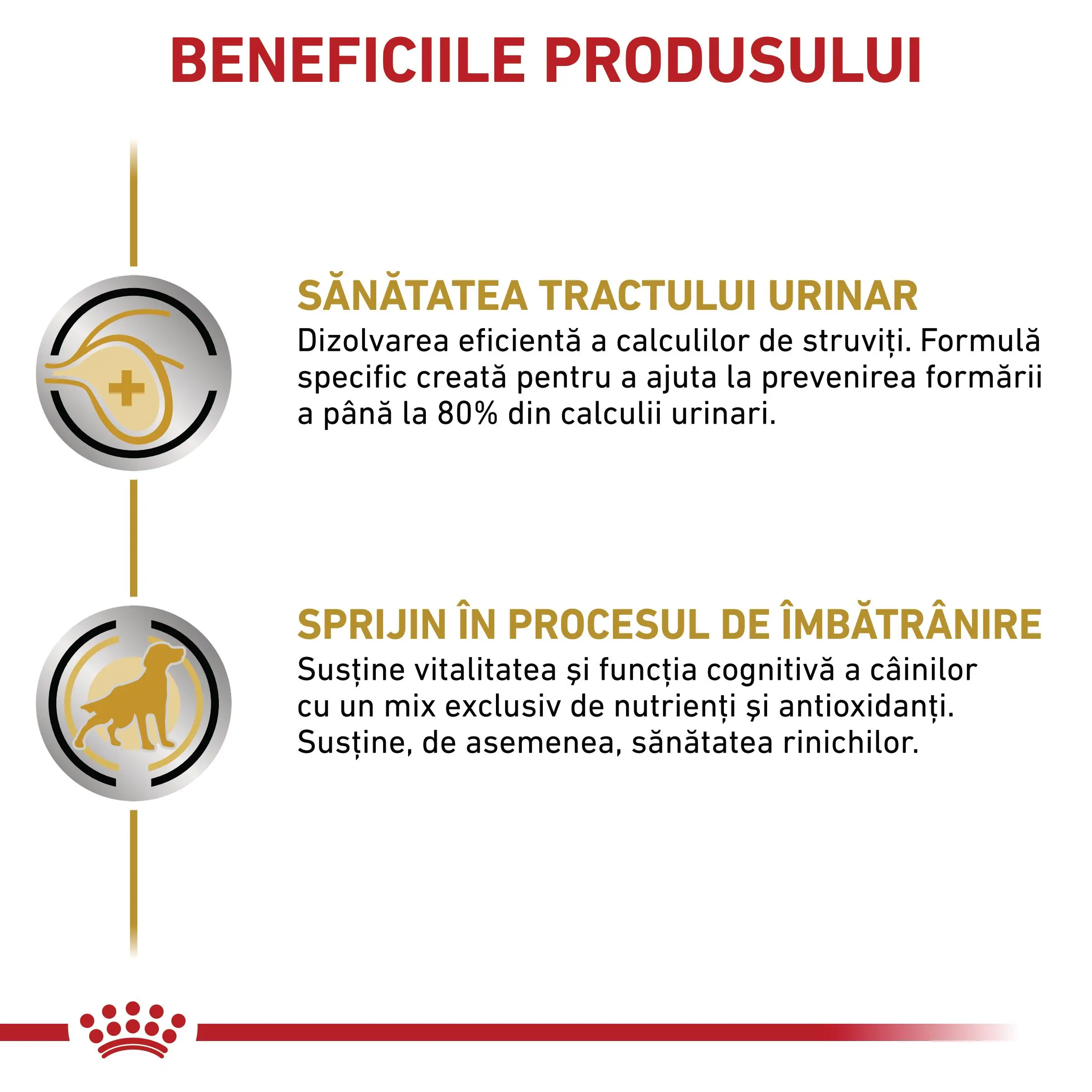 ROYAL CANIN VD Urinary S/O Ageing 7+, S-XL, dieta veterinara, hrana uscata caini senior, sistem urinar, 8kg - Image 4