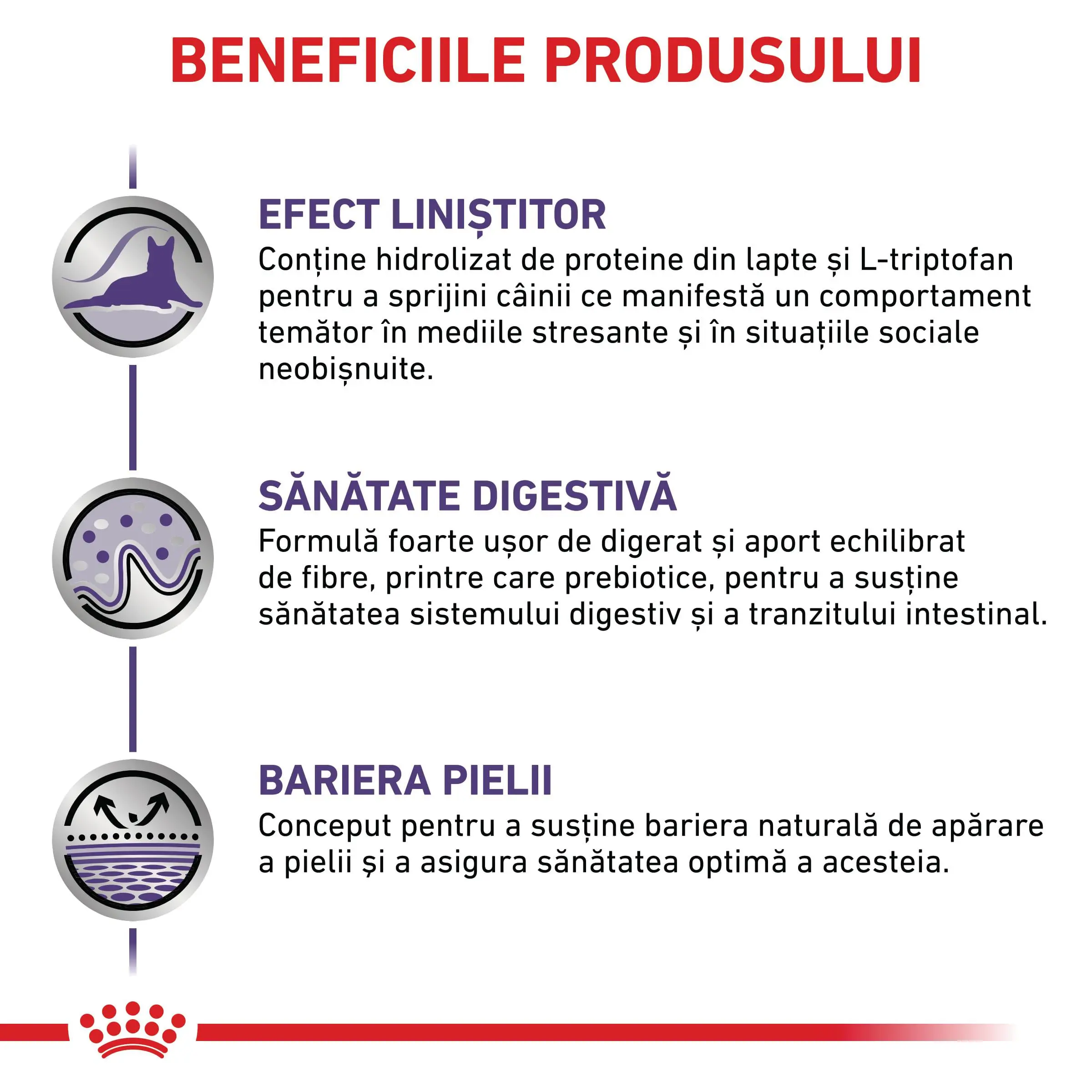 ROYAL CANIN VD Calm, XS-XL, dieta veterinara, hrana uscata caini, sistem nervos & calmante, 4kg - Image 4