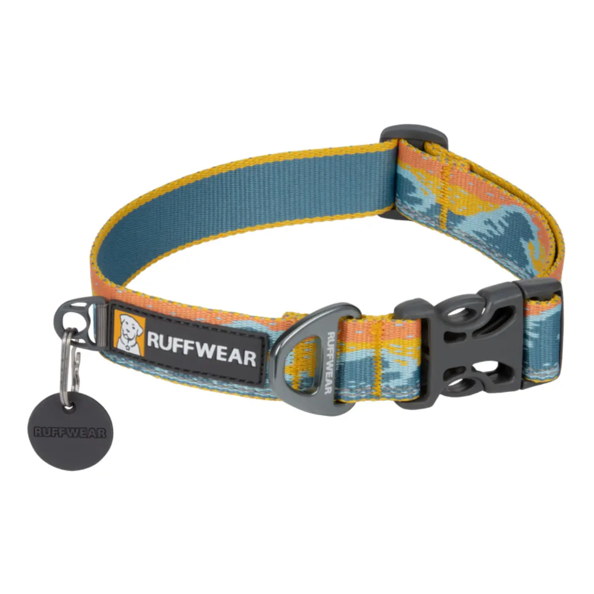 RUFFWEAR Crag, zgarda banda caini, ajustabila, reflectorizanta RUFFWEAR Crag Rising Wave, zgarda banda caini, ajustabila, reflectorizanta, multicolor, S(28-36  x 2cm) - Image 2