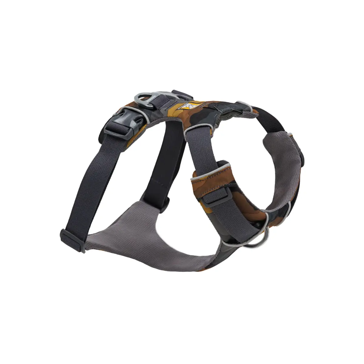 RUFFWEAR Front Rage, ham prindere dubla(piept&spate) dresaj caini, ajustabil, reflectorizant RUFFWEAR Front Rage Moonlight Mountains, ham prindere dubla(piept&spate) dresaj caini, ajustabil, reflectorizant, maro si gri, S(56-69cm)