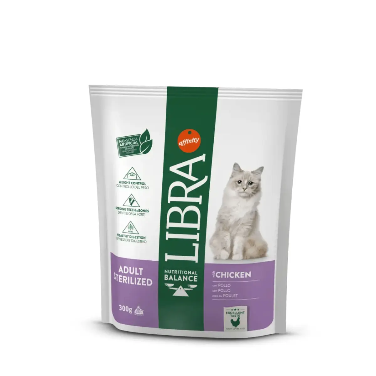 LIBRA Mediterranean Balance Sterilized, Pui, hrana uscata pisici sterilizate, 12kg - Image 3