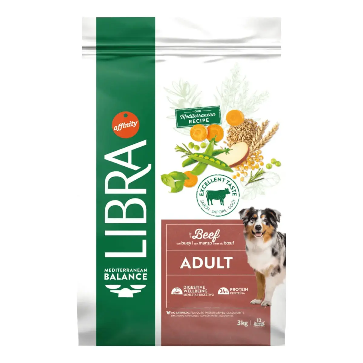 LIBRA Mediterranean Balance XS-XL, Vita, hrana uscata caini, 14kg - Image 5