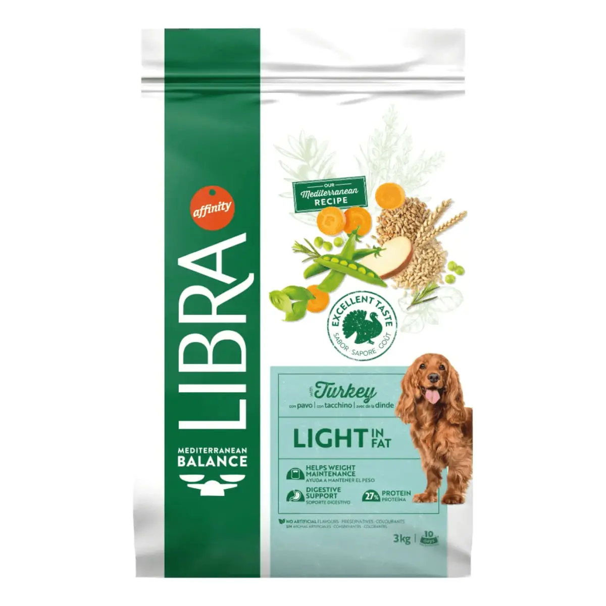 LIBRA Mediterranean Balance Light in Fat, XS-XL, Curcan, hrana uscata caini, obezitate, 12kg - Image 5