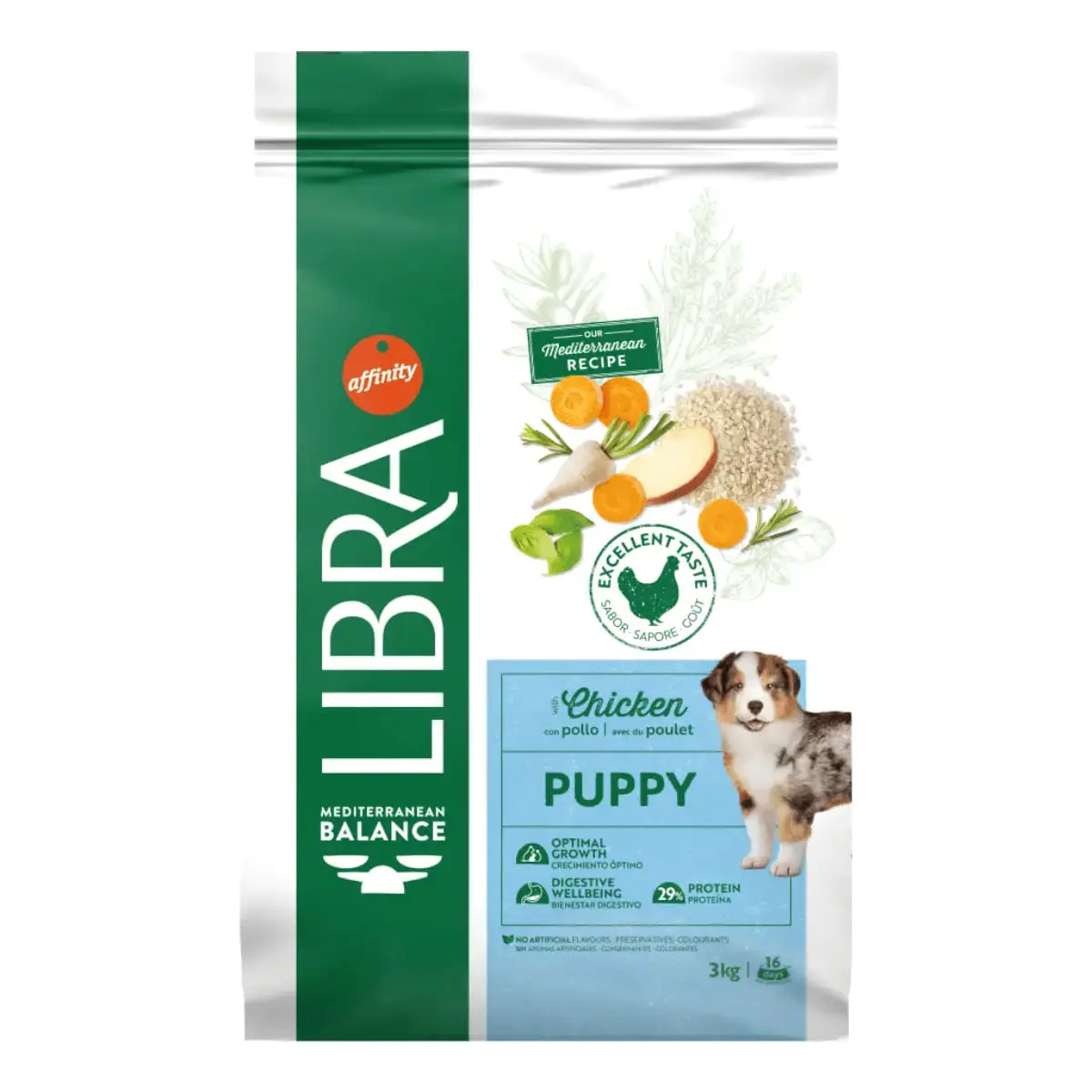 LIBRA Mediterranean Balance Puppy, XS-XL, Pui, hrana uscata caini junior, 12kg - Image 5