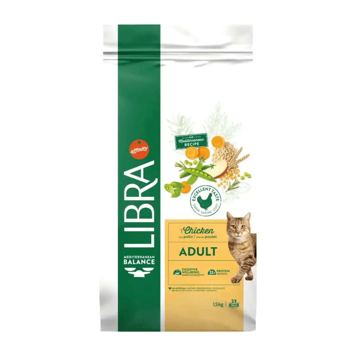 LIBRA Mediterranean Balance, Pui si Fructe, hrana uscata pisici, 12kg - Image 5