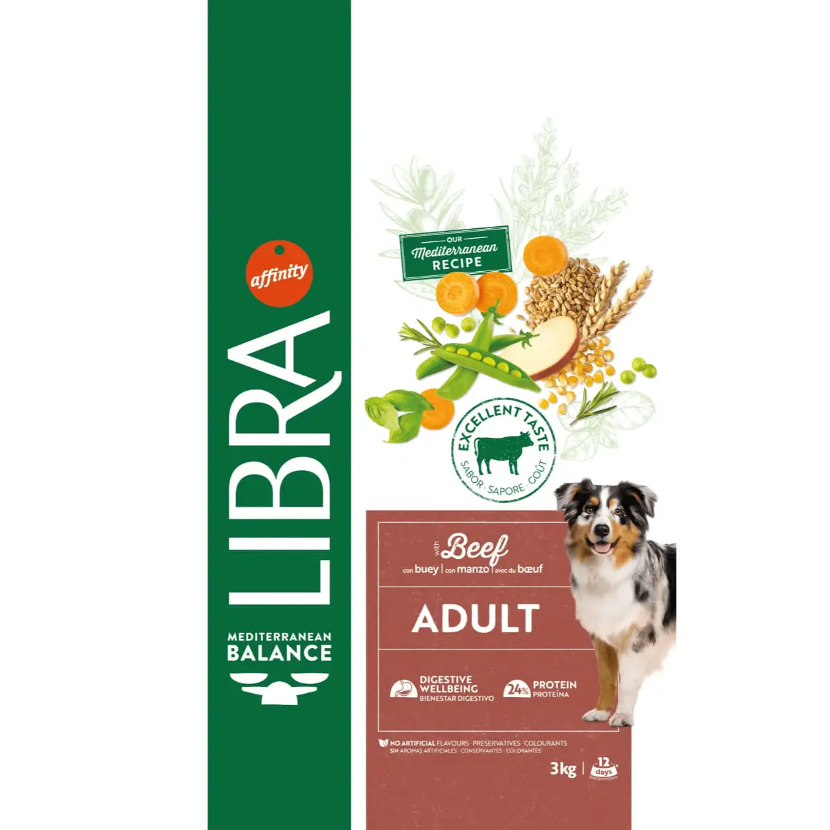 LIBRA Mediterranean Balance XS-XL, Vita, hrana uscata caini, 14kg - Image 6