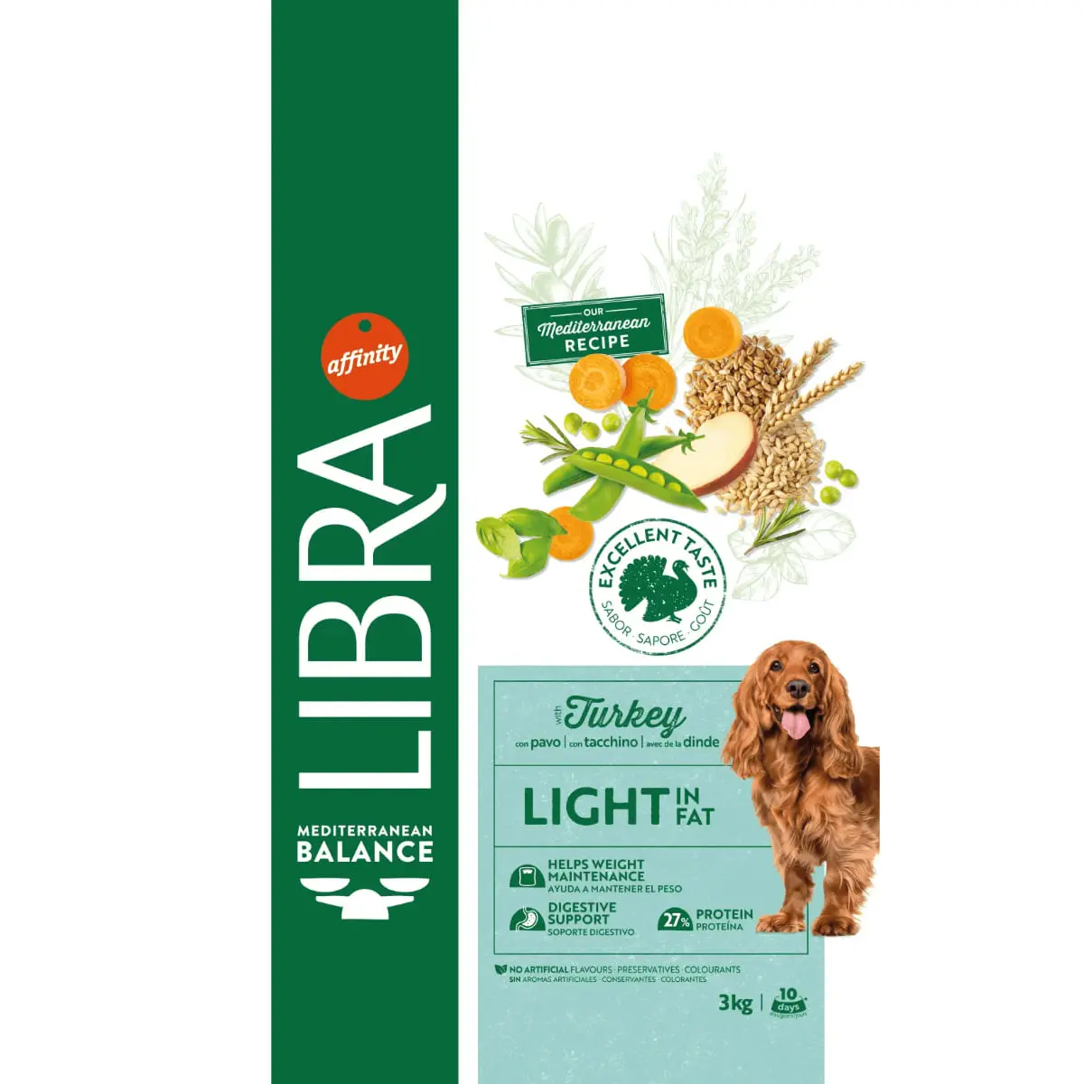 LIBRA Mediterranean Balance Light in Fat, XS-XL, Curcan, hrana uscata caini, obezitate, 12kg - Image 6