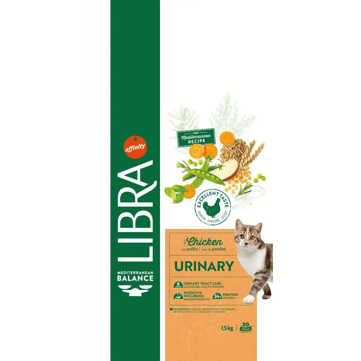 LIBRA Mediterranean Balance Urinary, Pui, hrana uscata pisici, sistem urinar, 8kg - Image 6