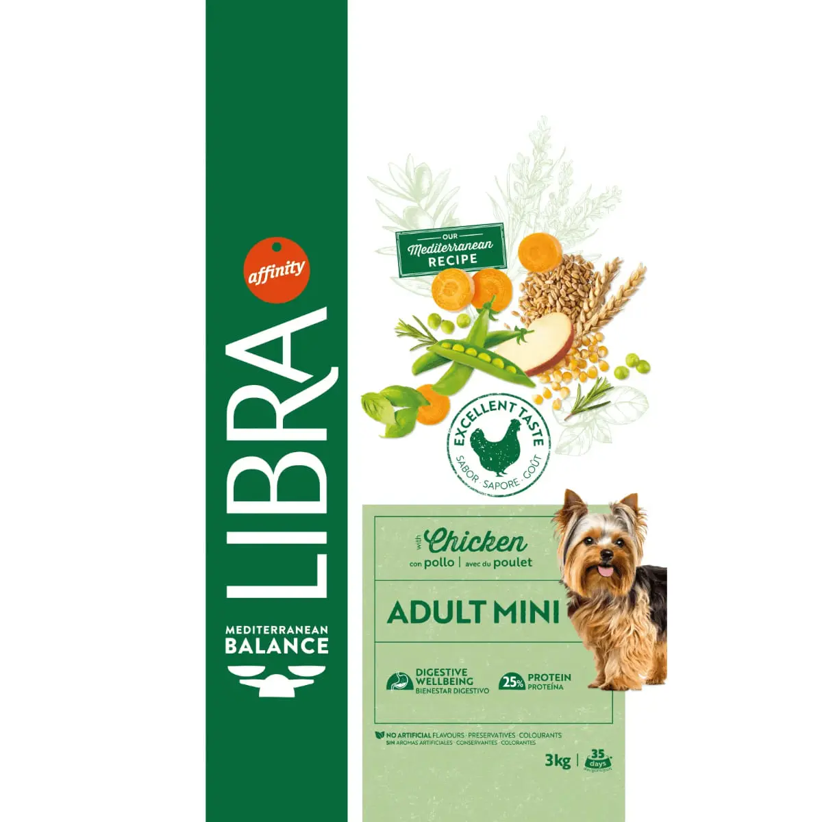 LIBRA Mediterranean Balance Mini Adult, XS-S, Pui si Fructe, hrana uscata caini, 8kg - Image 6