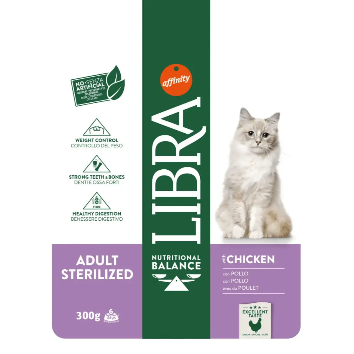 LIBRA Mediterranean Balance Sterilized, Pui, hrana uscata pisici sterilizate, 12kg - Image 6